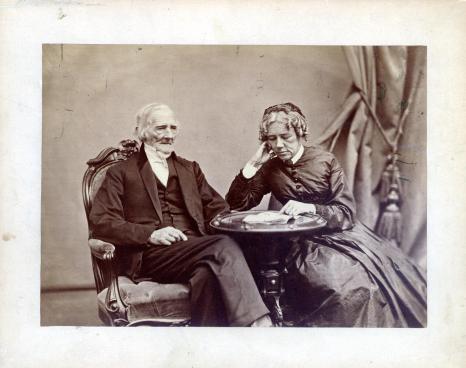 Maria Mitchell and her father.
